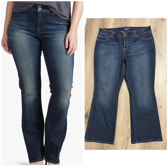 Lucky Brand Plus Size Emma Bootcut Jean In
Irvine Size 18WP Petite Dark Wash - Picture 1 of 13